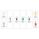 NEO Tools 01-562 Érvéghüvely fogó 205mm, 4 sarkos, 1200db érvéghüvellyel