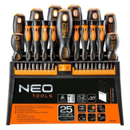 Neo-Tools-04-210-Csavarhuzo-Keszlet-Bitek-37Db