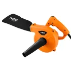 NEO TOOLS 04-625 Lombfúvó és portalanító gép szívó funkcióval, gyűjtőzsákkal,  600W, 285km/óra légsbesség