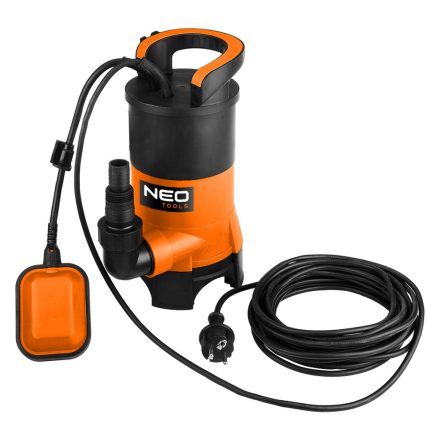 NEO Tools 04-745 Szennyvízszivattyú, műanyag házas, 400W, 8000L/óra