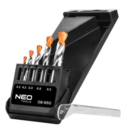Neo-Tools-08-950-Elofuro-Keszlet-Menetfurashoz-Rovid-5Db