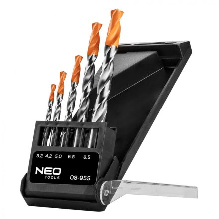 Neo-Tools-08-955-Elofuro-Keszlet-Menetfurashoz-Hosszu-5Db