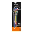Neo-Tools-09-512-Imbuszkulcskeszlet-9Db-Hosszu-1.5-10Mm-Szines
