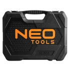 NEO Tools 10-205 Dugókulcs és hajtószár készlet, matt felület, 25 db