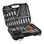 NEO Tools 10-220 Dugókulcskészlet 1/2", 3/8", 1/4", 220db