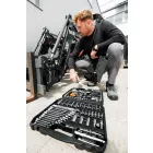 NEO Tools 10-220 Dugókulcskészlet 1/2", 3/8", 1/4", 220db