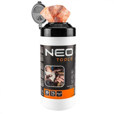 Neo-Tools-10-408-Kez-Es-Felulettisztito-Csiszolokendo-75-Lap-Ragaszto-Gyantaszilikonlakk-Festek-Poliuretan-Hab-Es-Polimer