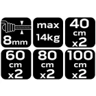 NEO Tools 10-713 Gumipók, 4-40kg-ig, 8db/cs