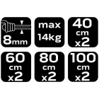 NEO Tools 10-713 Gumipók, 4-40kg-ig, 8db/cs