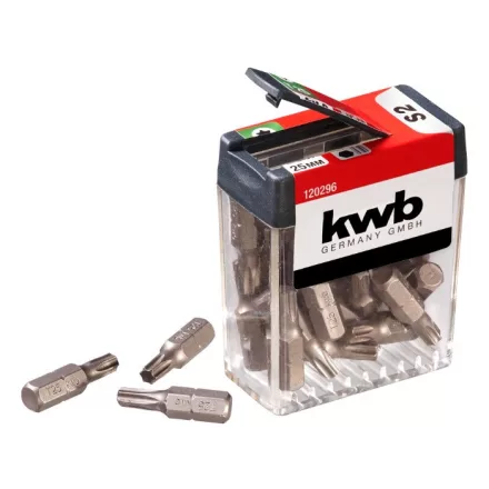 KWB-120296-Csavarbehajto-Bit-Keszlet-Torx-T25