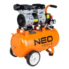 Neo-Tools-12K021-1-Kompresszor,-24l,-8-bar,-125l/min,--extra-csendes,-kefementes-motorral,-olajmentes,-80db