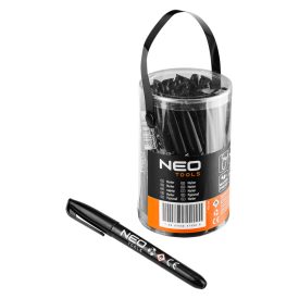   NEO TOOLS 13-855 Jelölőfilc, vízálló olajalapú festékkel, fekete, normál hegyű