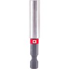 EINHELL CLASSIC CrV MAGNETIC BIT-HOLDER mágneses bittartó adapter rugós kapoccsal 1/4" szár E 6,3 ISO 1173 60 mm