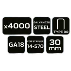 Neo-Tools-14-627-Tuzokapocs-Horganyzott-90-Es-Tipus-Pneumatikus-Tuzogephez-14-570-Ga18-30-Mm-4000-Db