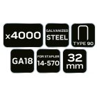 Neo-Tools-14-628-Tuzokapocs-Horganyzott-90-Es-Tipus-Pneumatikus-Tuzogephez-14-570-Ga18-32-Mm-4000-Db