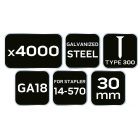 Neo-Tools-14-654-Tuzoszeg-Horganyzott-300-F-Tipus-Pneumatikus-Tuzogephez-14-570-Ga18-30-Mm-4000-Db