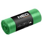 Neo-Tools-15-991-Szemeteszsak-120l,-70x110cm,-zold,-erositett-huzoszalagos,-vastagsag:40mic,-10db