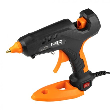 Neo-Tools-17-100-Keszlet-Ragasztopisztoly-11-Mm-60-100W-12-Ragasztobetet-3-Ujjvedo-Textil-Tok
