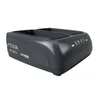 STIGA dupla akkumulátortöltő EC 415 D