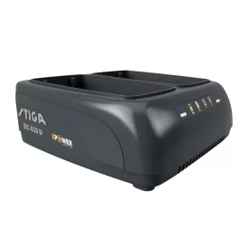 STIGA dupla akkumulátortöltő EC 415 D