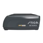 STIGA dupla akkumulátortöltő EC 415 D