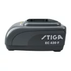 STIGA gyors akkumulátortöltő EC 430 F