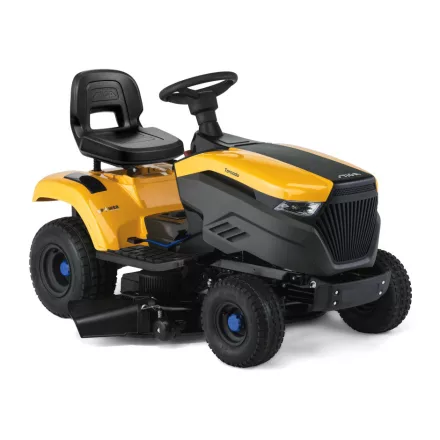 STIGA TORNADO 398e Akkumulátoros oldalkidobós fűnyíró traktor akkuval és töltővel