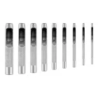 NEO Tools 33-095 Bőrlyukasztó készlet, szénacél, 9db-os, 2,5-10mm, oxfordszövet tok