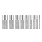 NEO Tools 33-095 Bőrlyukasztó készlet, szénacél, 9db-os, 2,5-10mm, oxfordszövet tok