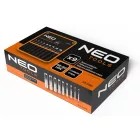 NEO Tools 33-095 Bőrlyukasztó készlet, szénacél, 9db-os, 2,5-10mm, oxfordszövet tok