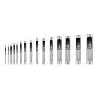 NEO Tools 33-096 Bőrlyukasztó készlet, szénacél, 15db-os, 2-22mm, oxfordszövet tok