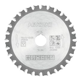 Hikoki Körfűrészlap 125X20 Z28 Acél (4100034)