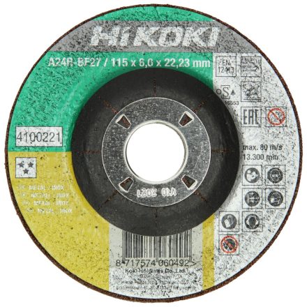 Hikoki Csiszolót. Inox Dpc 115X6 /Moq:10Db (4100221)