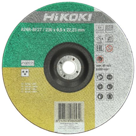 Hikoki Csiszolót. Inox 180X6 Dpc /Moq:10Db (4100224)