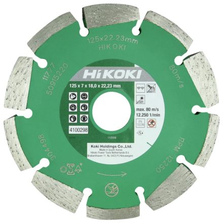 Hikoki Gy.Korong 125X22,2X7 T18 /Cm5Ma (4100298)