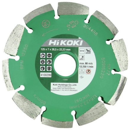 Hikoki Gy.Korong 125X22,2X7 T28,5 /Cm5Ma (4100299)