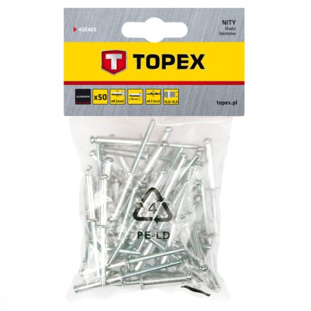 Topex-43E405-Popszegecs-4.0X18-50-Db.