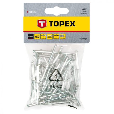 Topex-43E501-Popszegecs-4.8X8-50-Db.