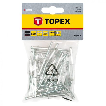 Topex-43E502-Popszegecs-4.8X10-50-Db.