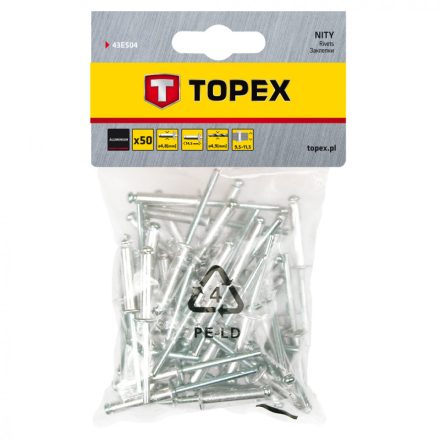 Topex-43E504-Popszegecs-4.8X14-50-Db.