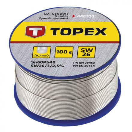 Topex-44E512-Forrasztoon-0.7Mm-100G