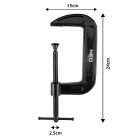 NEO Tools 45-554 Kézi szorító, öntöttvas, 125mm, 5", 815g, NEO Tools