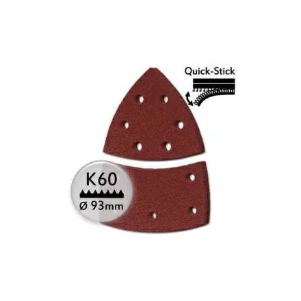 KWB-496106-Tepozaras-Csiszolopapir-P60-100X62-93Mm.-5-Db