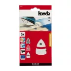KWB-496804-Premium-Abrasive-Quick-Stick-Wood-Metal-Paint-G40-Delta-Csiszololap