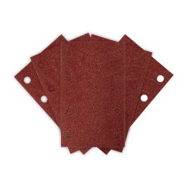   NEO Tools 54-050 Csiszolópapír tépőzáras 80x130mm, P80, 8 lyukas, 04-623-hoz, 5db