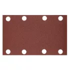 NEO Tools 54-052 Csiszolópapír tépőzáras 80x130mm, P240, 8 lyukas, 04-623-hoz, 5db