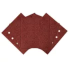 NEO Tools 54-053 Csiszolópapír tépőzáras 113x113mm, P80, 8 lyukas, 04-623-hoz, 5db