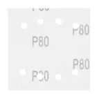 NEO Tools 54-053 Csiszolópapír tépőzáras 113x113mm, P80, 8 lyukas, 04-623-hoz, 5db