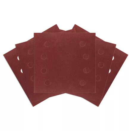 NEO Tools 54-054 Csiszolópapír tépőzáras 113x113mm, P120, 8 lyukas, 04-623-hoz, 5db