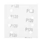 NEO Tools 54-054 Csiszolópapír tépőzáras 113x113mm, P120, 8 lyukas, 04-623-hoz, 5db